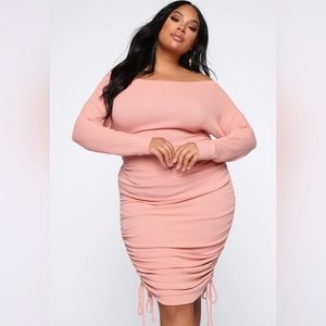 Draw Me In Sweater Mini Dress